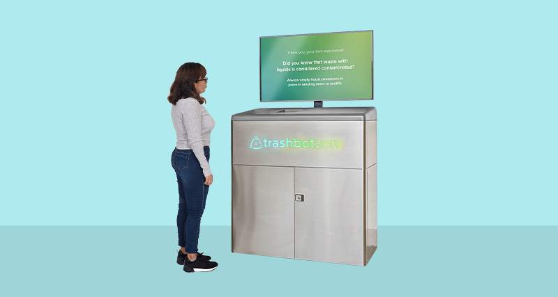 Smart Recycling Bin TrashBot Sorts Waste While Delivering Feedback and Education To Users 